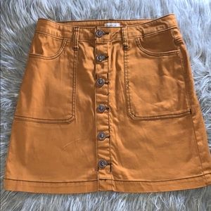 Kensie Jeans Button Down Skirt
